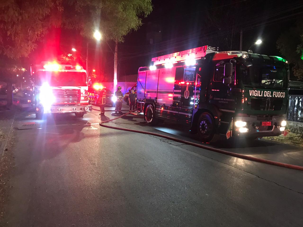 Incendio Calle Obispo Manuel Umaña Salinas y Calle Legroño