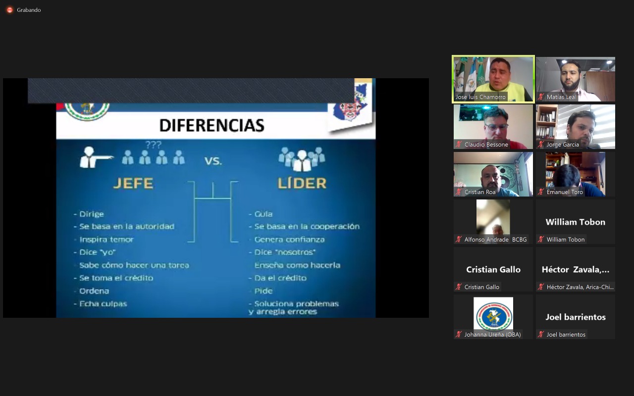 Capacitacion OBA – Liderazgo dentro de los Cuerpos de Bomberos