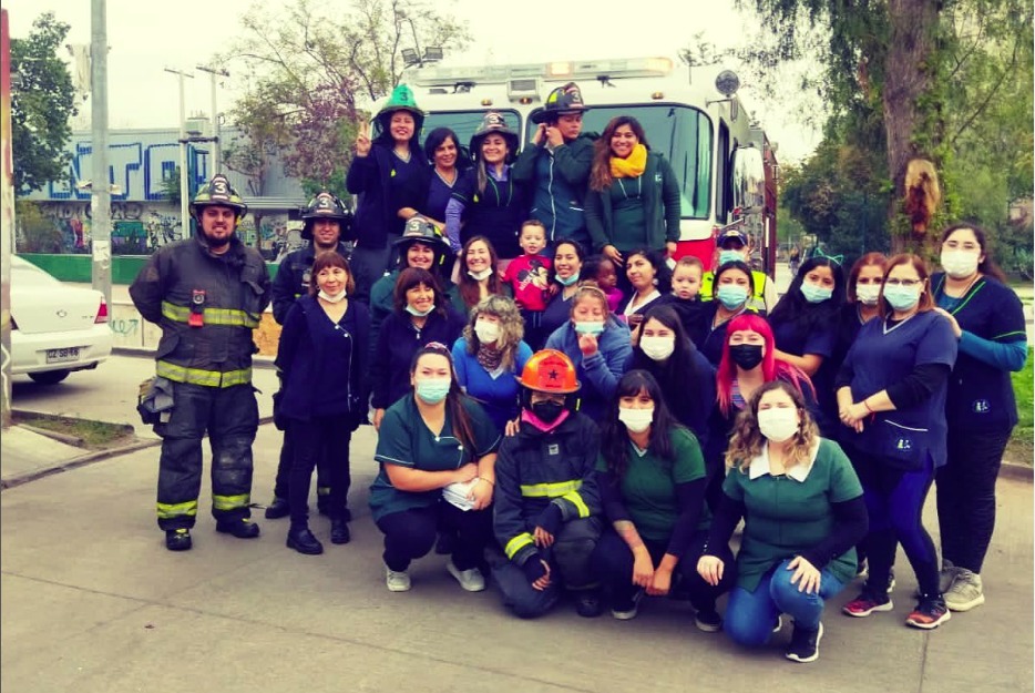 La Heroica visita jardín infantil Presidente Balmaceda