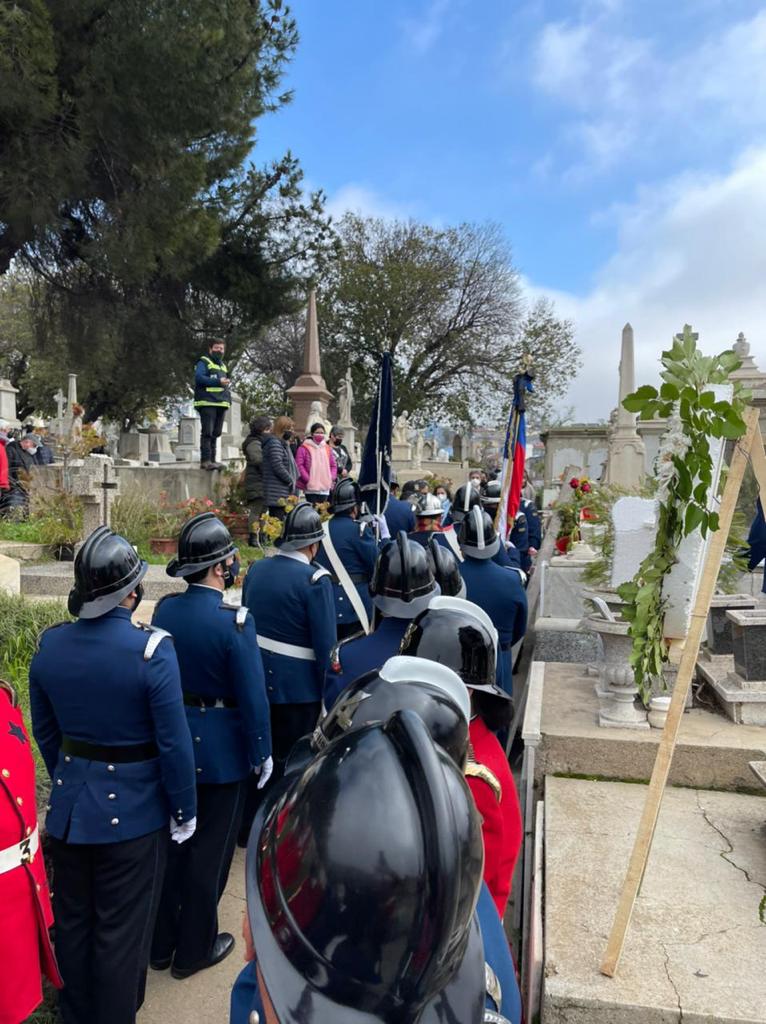 Funerales MHDG y VH de la Cuarta Compañía del CBV don Guillermo Cárter (QEPD).