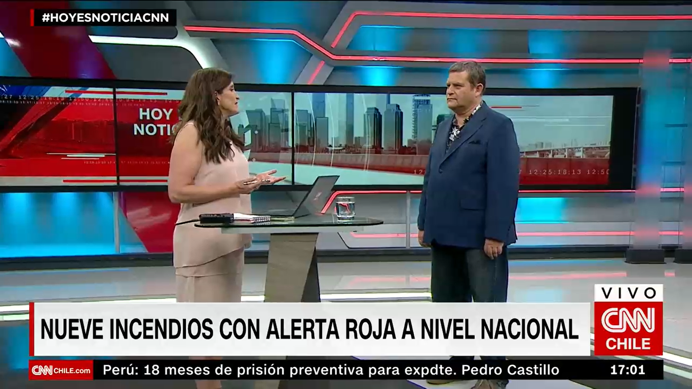 Rector de la EBS, Luis Carrasco y la prevención de los incendios forestales