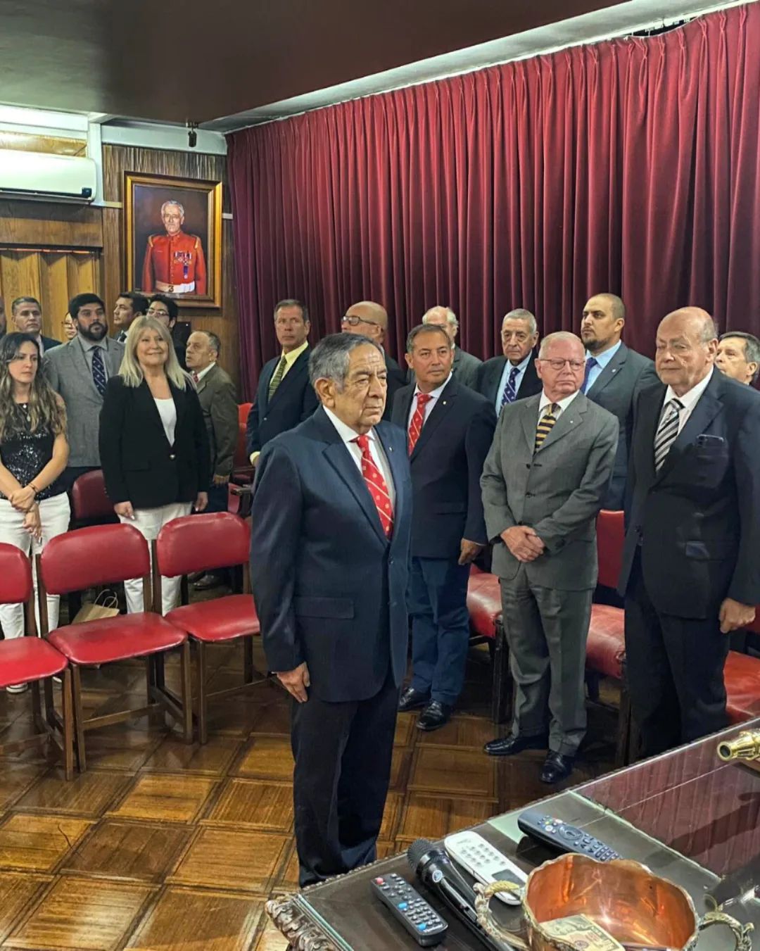 Juramento de Voluntario Honorario: Mario Diaz Herrera
