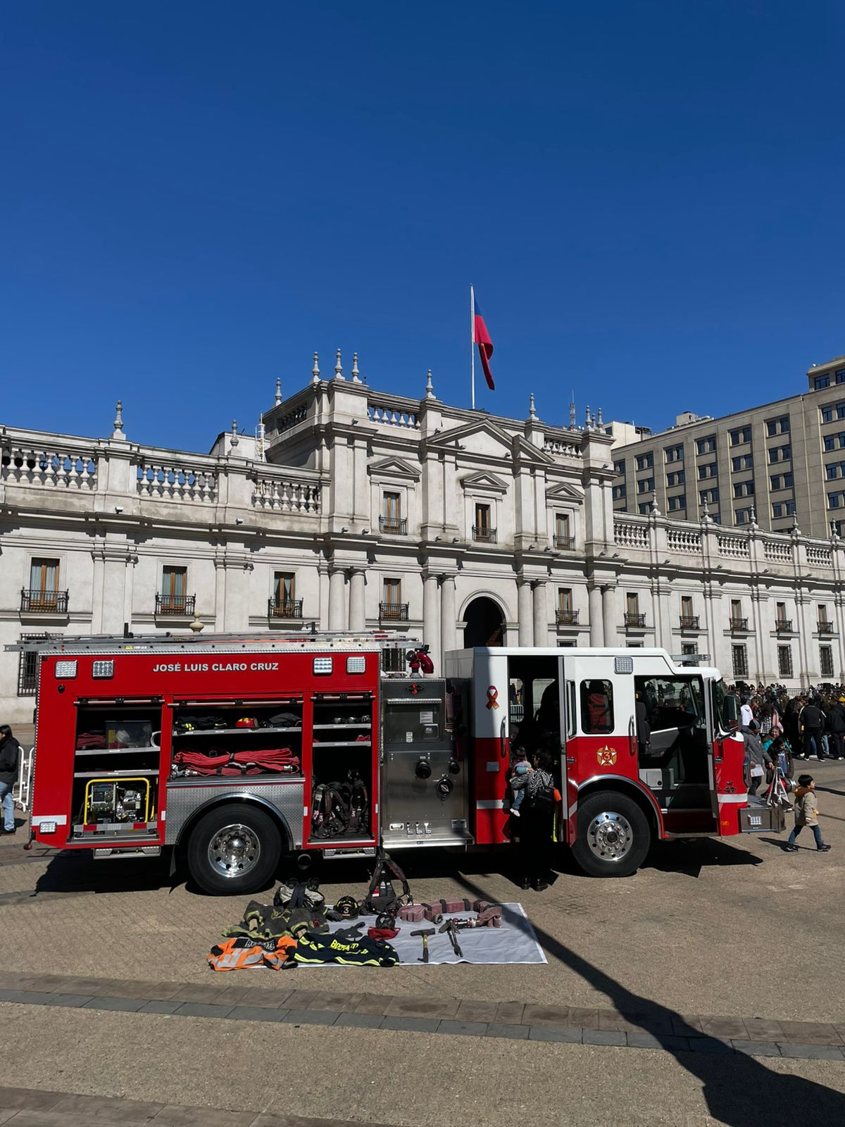 La Heroica en el Palacio de La Moneda