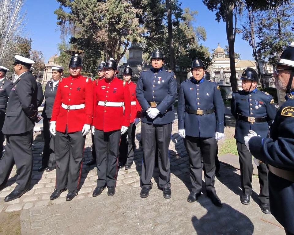 La Heroica participó en la conmemoración de los 150 años del fallecimiento del Vicealmirante Manuel Blanco Encalada